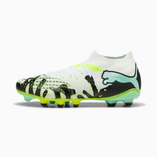 FUTURE 9 MATCH CREATIVITY FG/AG Unisex Football Boots in Yellow Alert/Mint Jelly/White