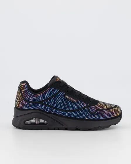 Skechers Womens Uno - Disco Rave Black