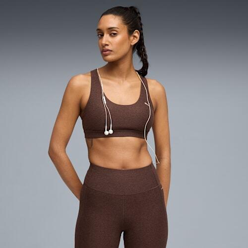 CLOUDSPUN Women's Training Bra in Chocolate Brown