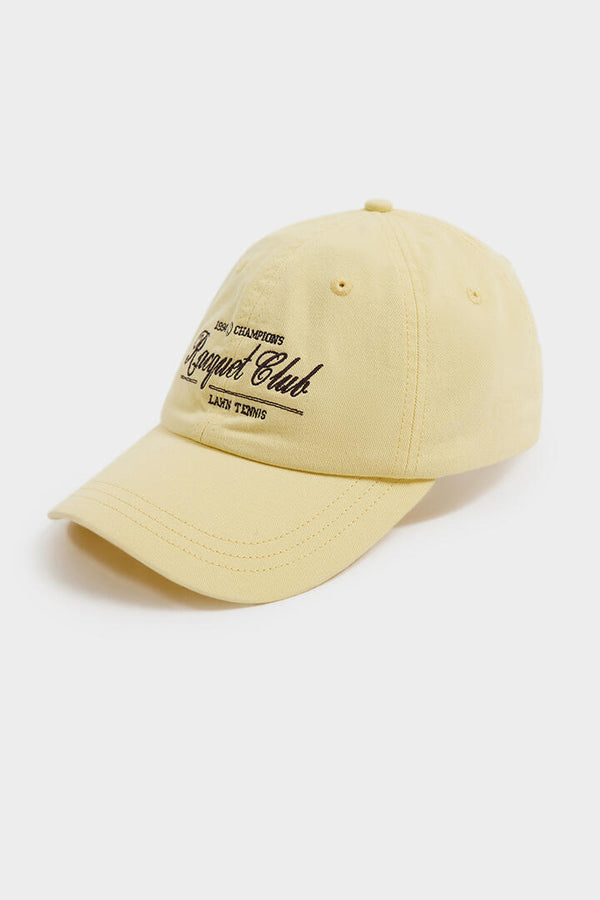 Liido Racquet Club Cap Lemon Racquet Club