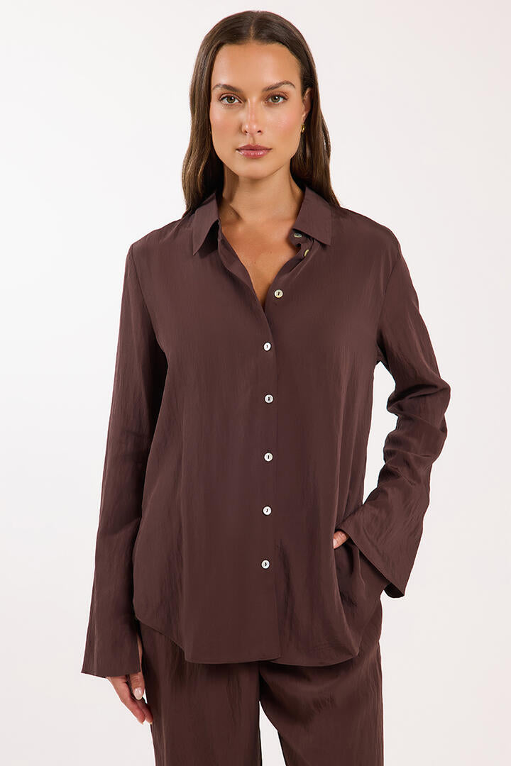 Nude Lucy Alia Shirt Raisin