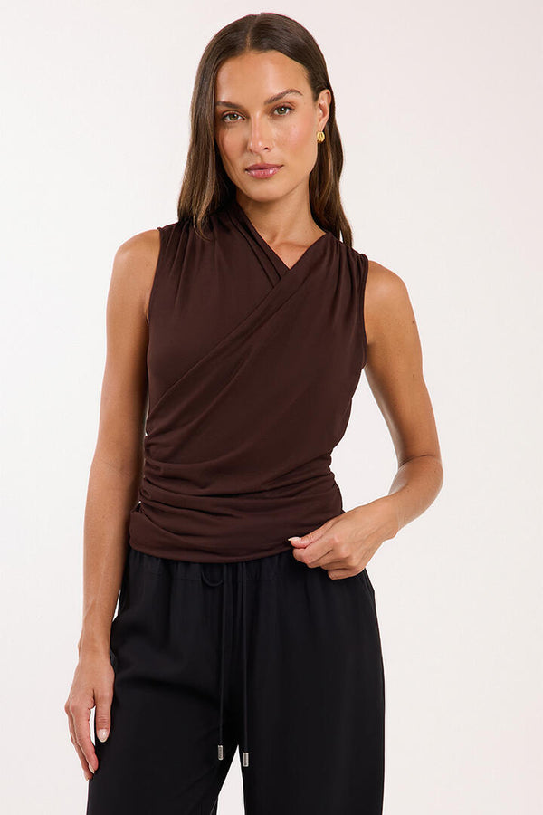 Nude Lucy Zelda Top Raisin
