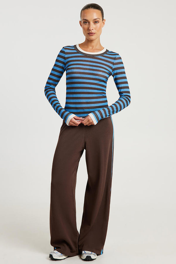 P.E Nation Retreat Knit Pant Coffee/Marina