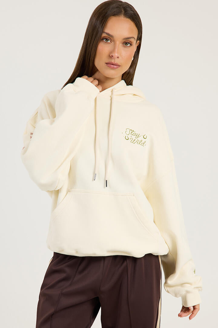 Liido Jolene Oversized Hoodie Buttercream