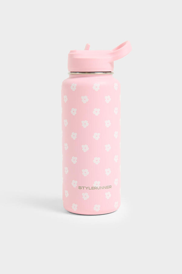 Stylerunner The Original Water Bottle Pink Ditsy Floral