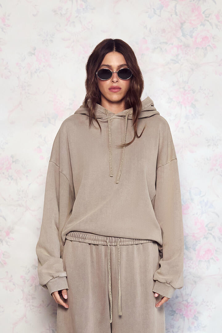 Felle Oversized Hoodie Desert Sand