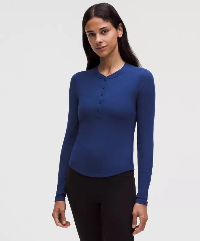 Hold Tights Long-Sleeve Henley
