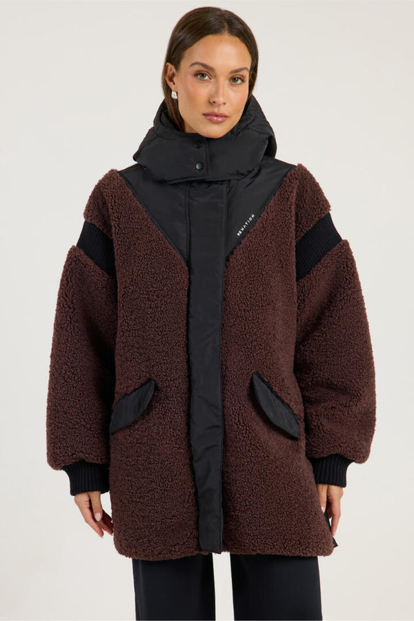 P.E Nation District Jacket Mahogany