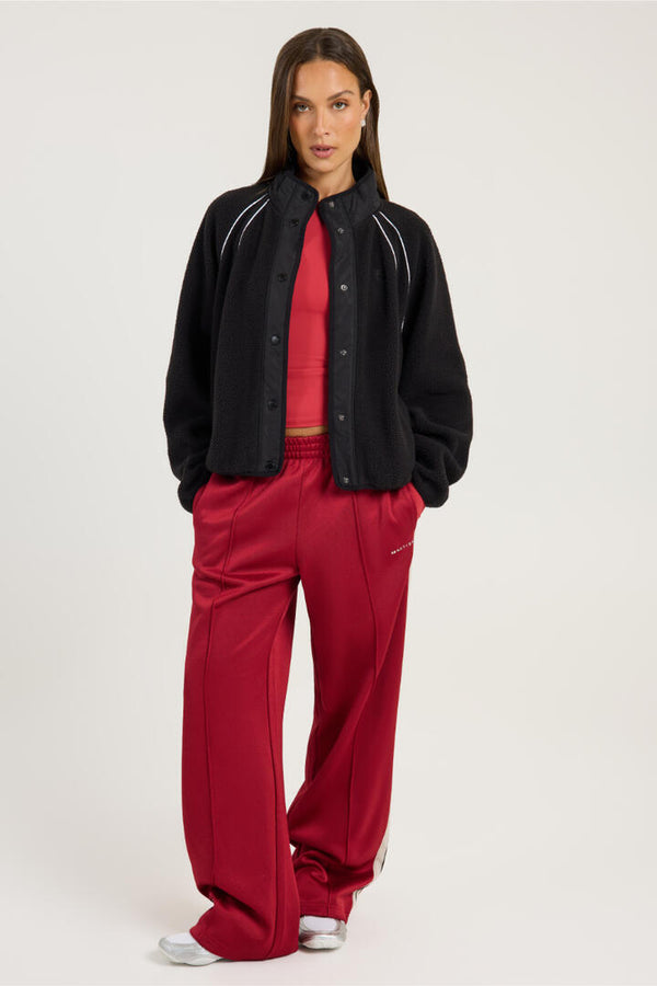 P.E Nation Venture Sherpa Jacket Black