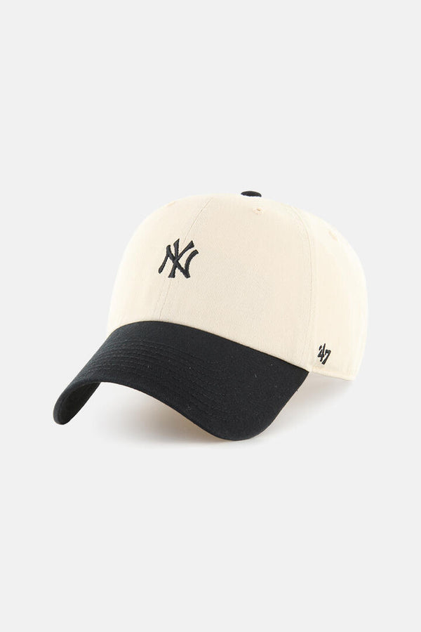 '47 Hats New York Yankees Two Tone Clean Up Dad Hat Natural