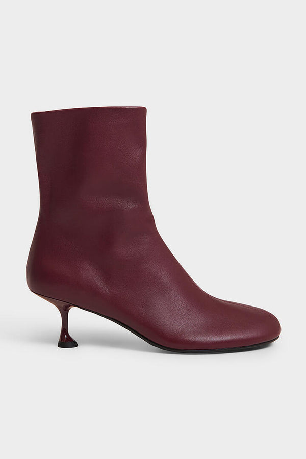 Ode Ali Leather Boot Burgundy