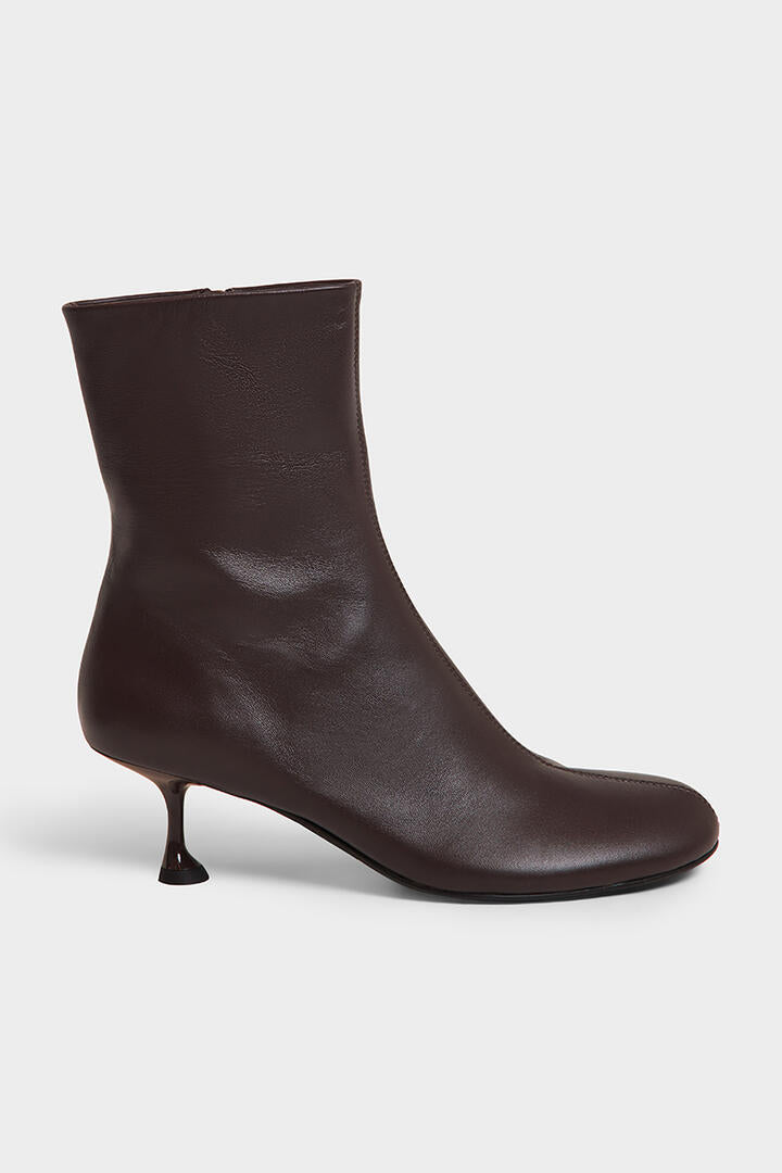 Ode Ali Leather Boot Chocolate