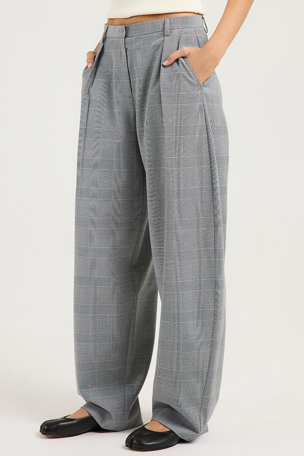 Ode Crissy Check Pant Prince Of Wales Check