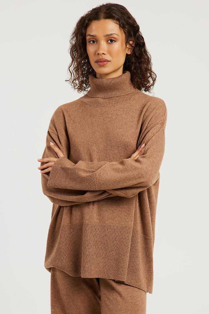 Hansen & Gretel Bay Cashmere Jumper Toffee