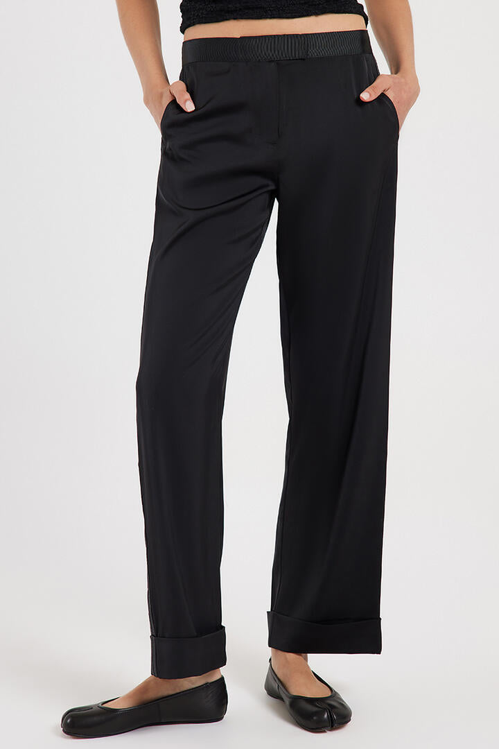 Ode Stella Straight Leg Pants Onyx