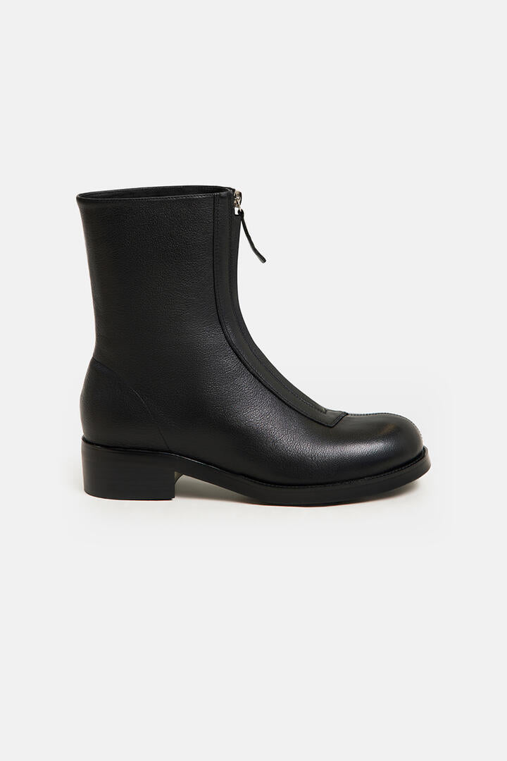 Ode Alannah Leather Ankle Boot Black