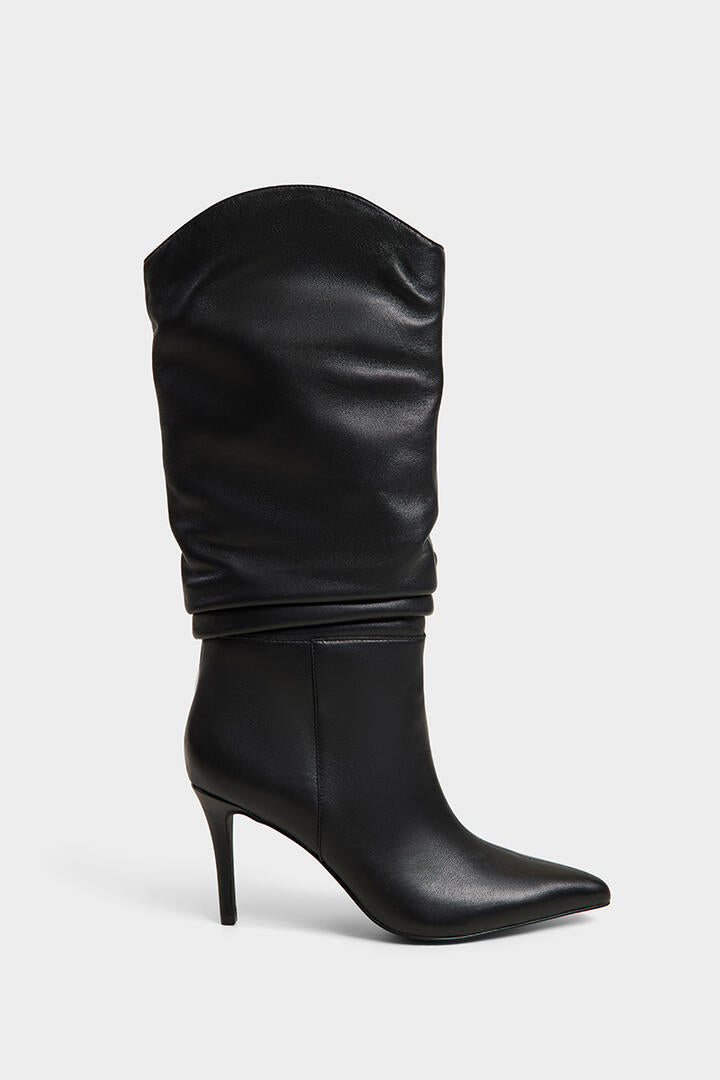 Ode Ana Leather Boots Black