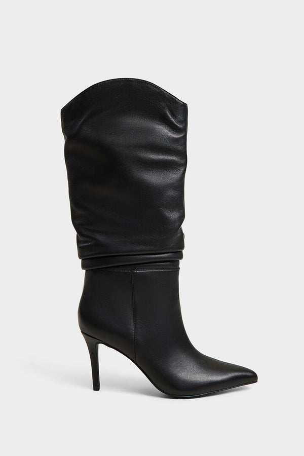 Ode Ana Leather Boots Black
