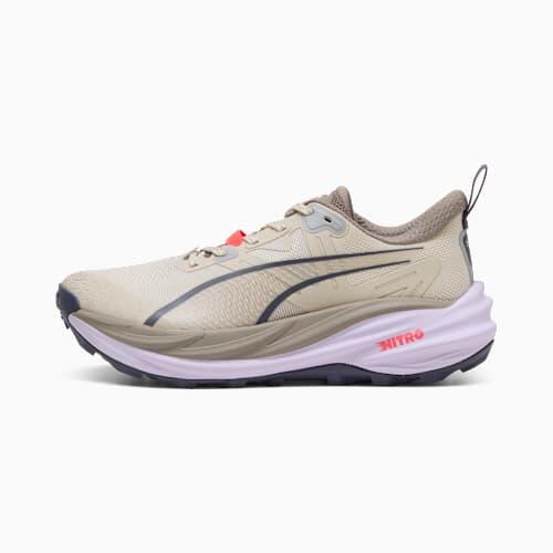 Voyage NITRO™ 4 Trail Running Shoes Women in Silver Fog/Light Lavender/Ultra Red