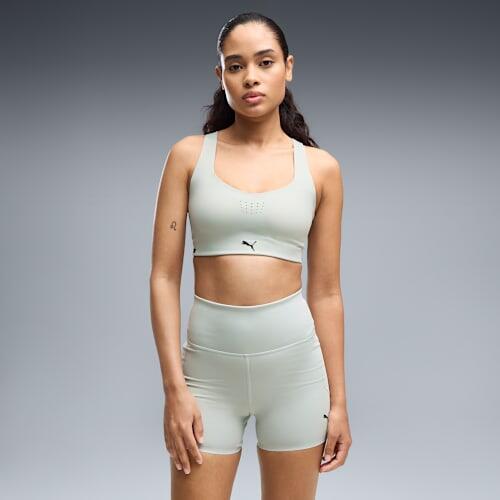 PWRMODE Women's High Support Sports Bra in Créme De Mint