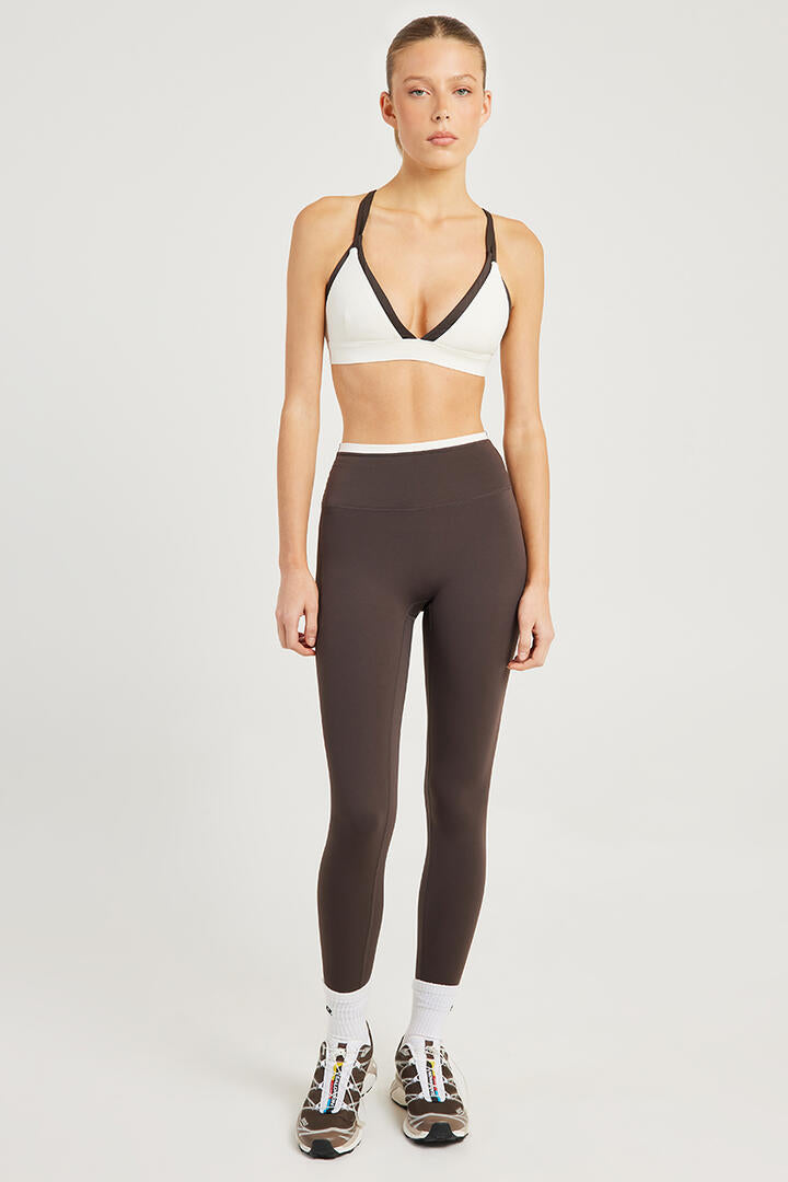 P.E Nation Vita Full Length Legging Coffee/Whisper White