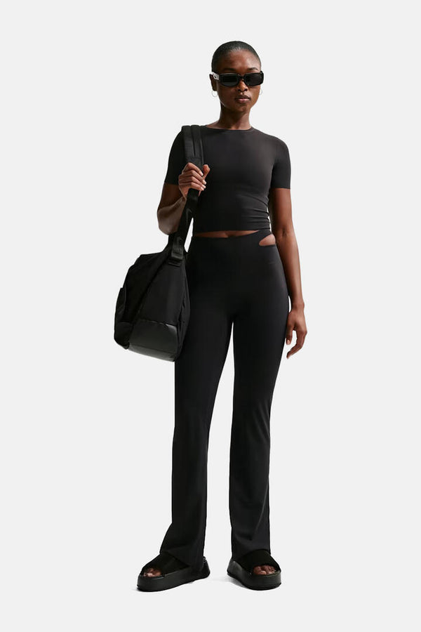Nike Zenvy High-Waisted Flared Leggings Black/(Pcg3C)