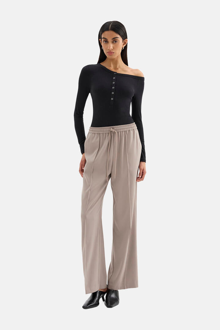 Nude Lucy Abel Long Sleeve Top Black