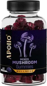 Apollo Mixed Mushroom Gummies Grape 60pk
