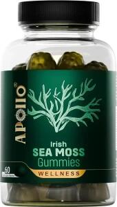 Apollo Irish Sea Moss Gummies Green Apple 60pk