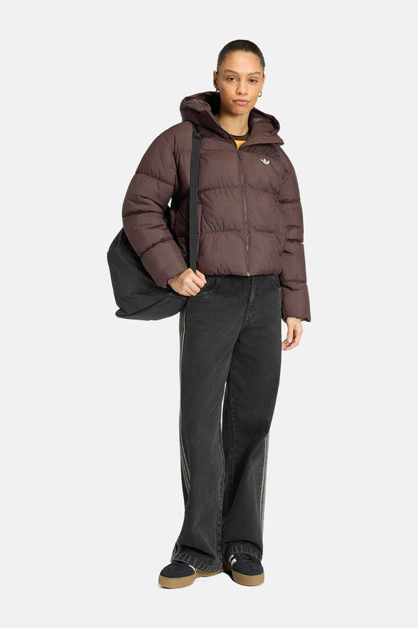 Adidas Hooded Padded Jacket Aurora Coffee
