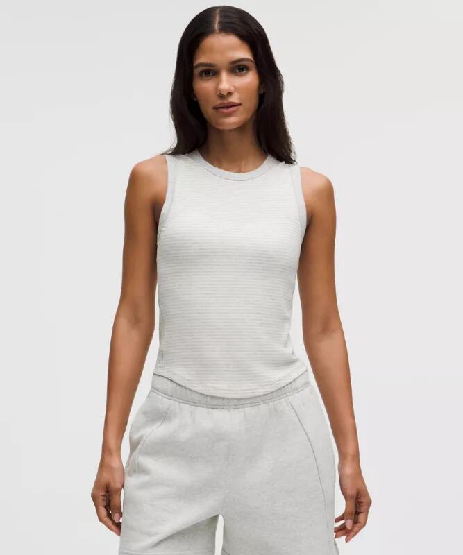 Hold Tight Crewneck Tank Top Waist Length