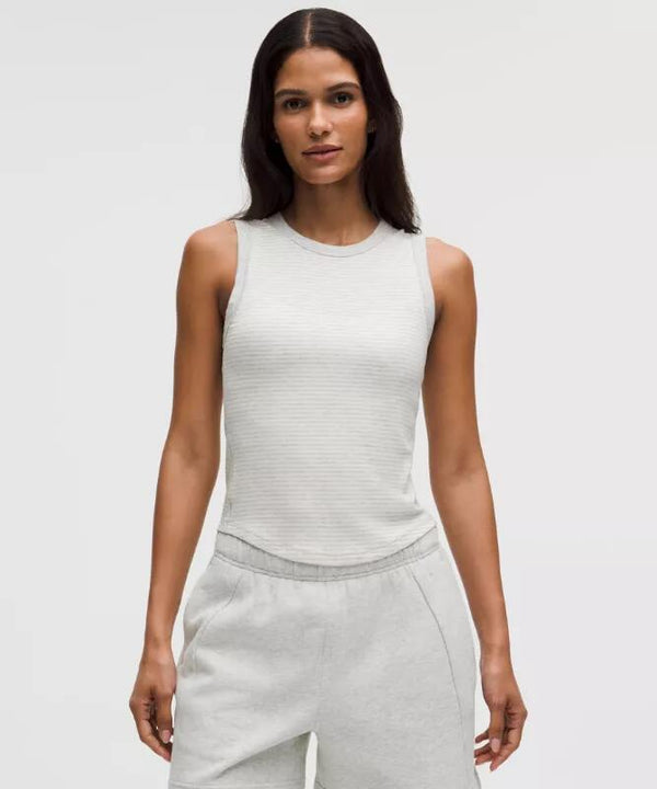 Hold Tight Crewneck Tank Top Waist Length
