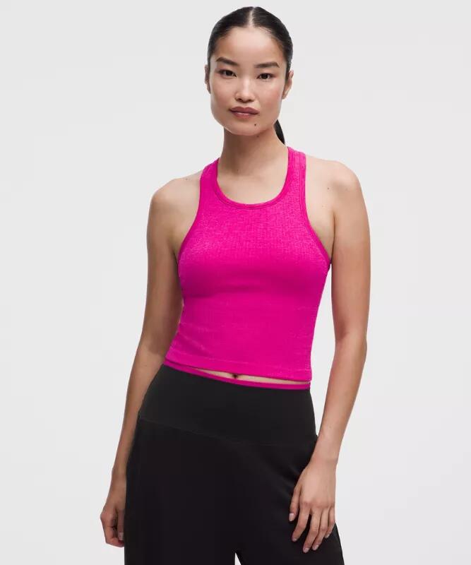 Ebb to Street Cropped Racerback Tank Top Light Support, B/C Cup