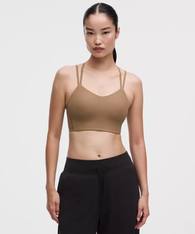Like a Cloud Ribbed Longline Bra Light Support, B/C Cup