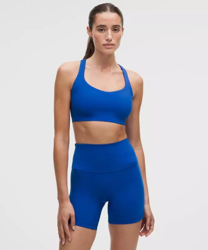 FlexyFlex Strappy Yoga Bra Light Support, A-C Cups