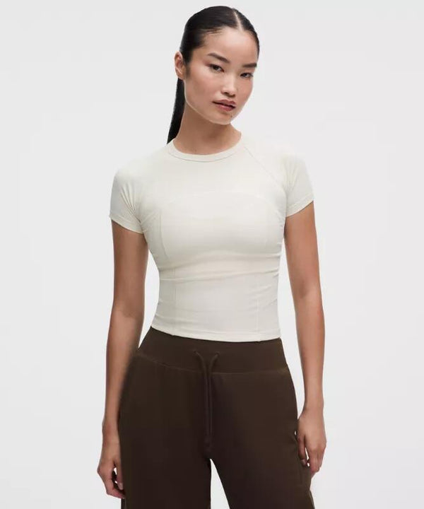 Ribbed Nulu Short-Sleeve Shirt
