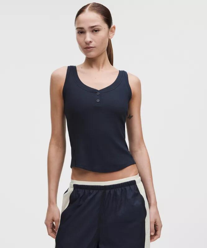 Hold Tight Henley Tank Top