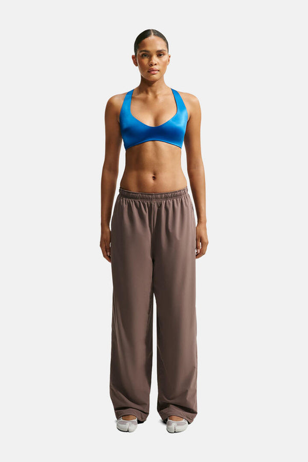 Nikeskims Satin Shine Plunge Bra Cobalt