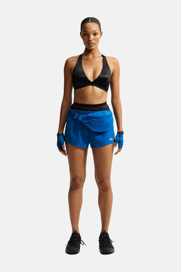 Nikeskims Satin Shine Halter Bra Obsidian