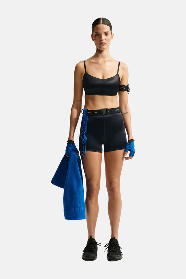 Nikeskims Satin Shine Scoop Cami Bra Obsidian