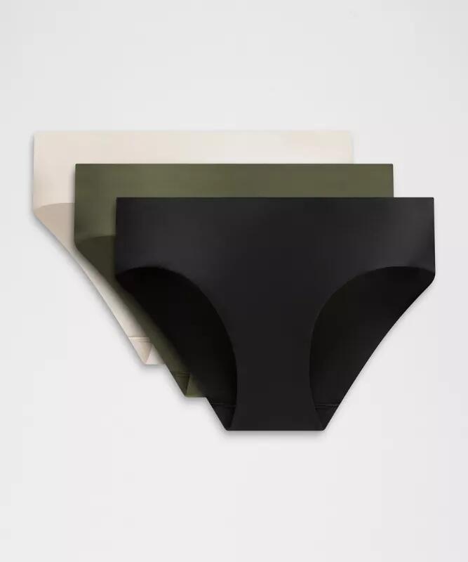 InvisiWear Mid-Rise Bikini Underwear 3 Pack