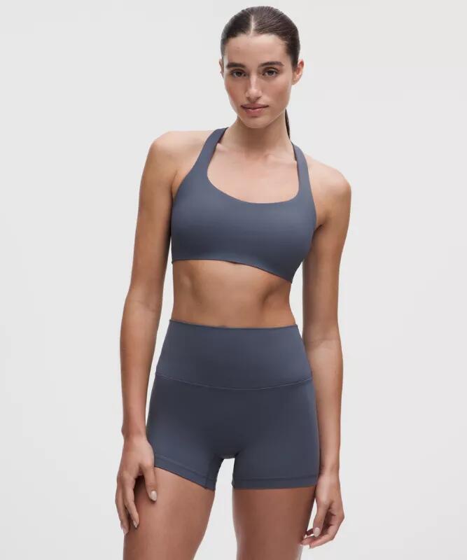 FlexyFlex Strappy Yoga Bra Light Support, A-C Cups