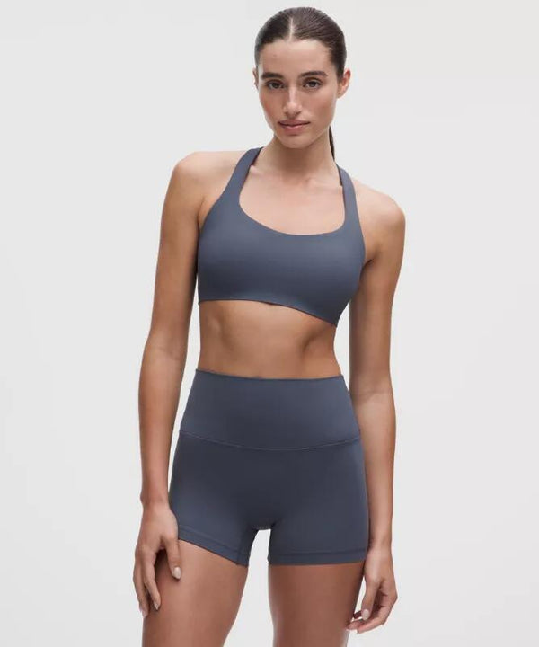 FlexyFlex Strappy Yoga Bra Light Support, A-C Cups