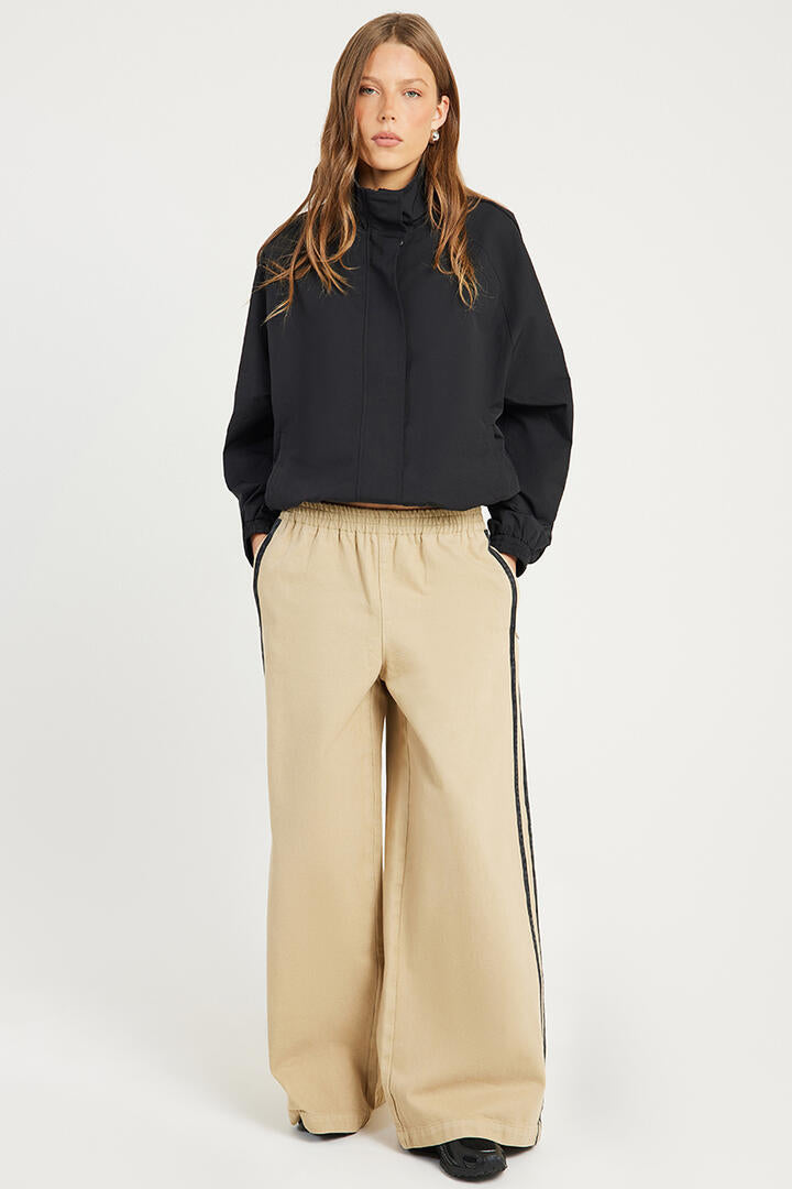 Ena Pelly Myla Wide Leg Pant Wheat