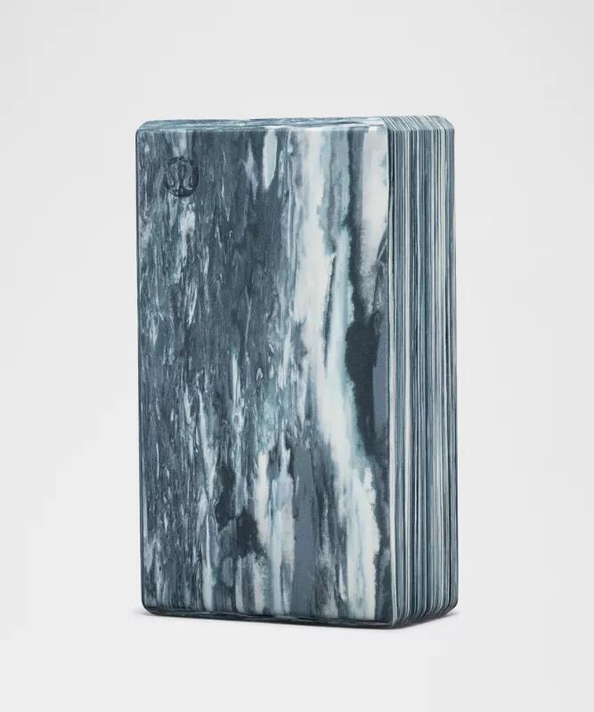 Lift and Lengthen Yoga Block Marbled