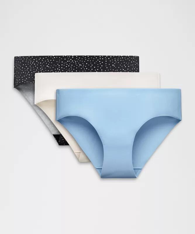 InvisiWear Mid-Rise Bikini Underwear 3 Pack
