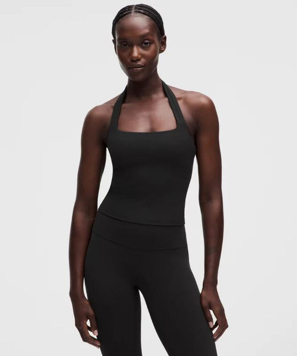 Align™ Mix-Rib Halter Tank Top Light Support, B/C Cup