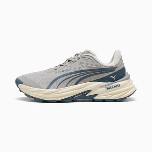 Fast-Trac NITRO™ 4 GTX Trail Running Shoes Women in Gray Echo/Evening Blue