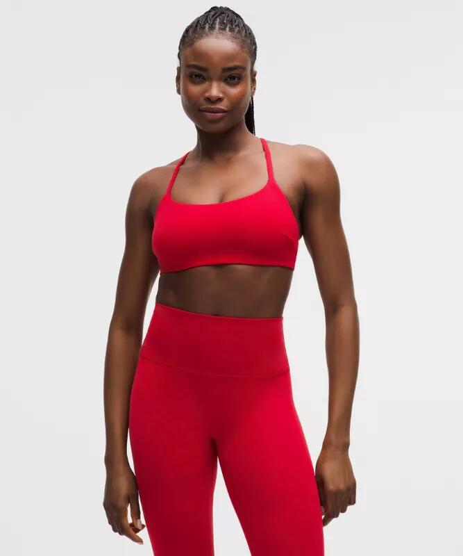 Wunder Train Strappy Racer Bra Light Support, C/D Cup