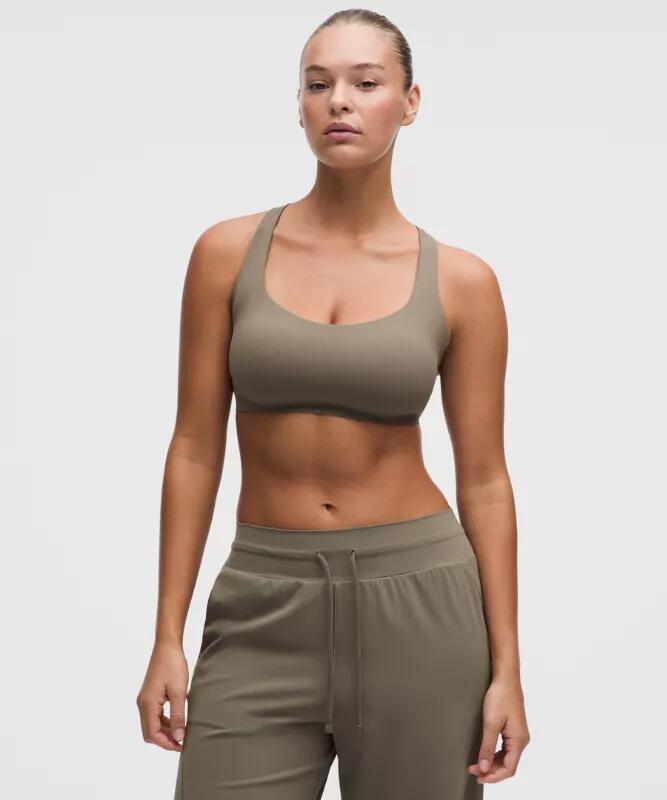 FlexyFlex Strappy Yoga Bra Light Support, D-DDD Cups